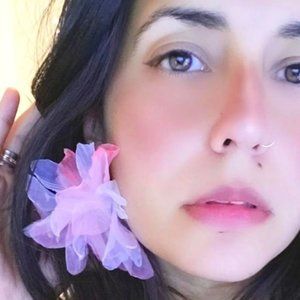 Floral pastel hoops earrings handmade lightweight gold wire